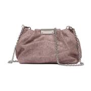 Bronze Suede Schoudertas Perla Gianni Chiarini , Beige , Dames