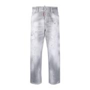 Straight Jeans Dsquared2 , Gray , Dames