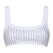 Mouwloze Top The Attico , White , Dames