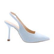 Stijlvolle Slingback Hakken March23 , Blue , Dames