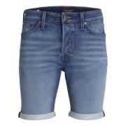 Vintage Denim Shorts Jack & Jones , Blue , Heren