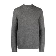 Round-neck Knitwear Jil Sander , Gray , Heren