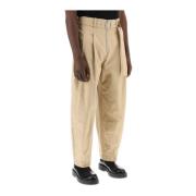 Straight Trousers Jil Sander , Beige , Heren