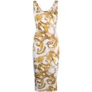 Dresses Versace Jeans Couture , Yellow , Dames