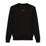 Sweatshirt met logo Moncler , Black , Heren