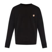 Sweatshirt met logo Maison Kitsuné , Black , Heren