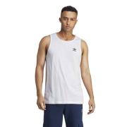 Mouwloze Top Adidas , White , Heren