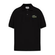 Polo shirt met logo Lacoste , Black , Heren