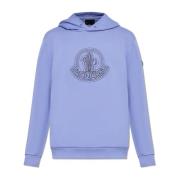 Bedrukte hoodie Moncler , Purple , Heren