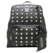 Pre-owned Canvas backpacks MCM Pre-owned , Black , Dames