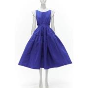 Pre-owned Polyester dresses Alexander McQueen Pre-owned , Blue , Dames
