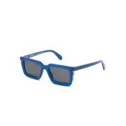 Oeri113 4507 Sunglasses Off White , Blue , Unisex