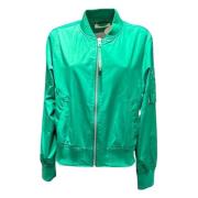 Casual Bomber Jacket in Palace Blue IQ Studio , Green , Heren