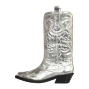 Cowboy Boots Ganni , Gray , Dames