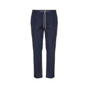 Slim-fit Trousers Eleventy , Blue , Heren