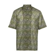 Short Sleeve Shirts Dries Van Noten , Green , Heren