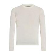 Round-neck Knitwear Jil Sander , White , Heren