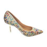 Multicolor Suède Stiletto Hakken Steve Madden , Multicolor , Dames