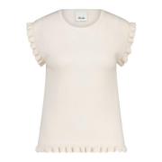 Sleeveless Tops Allude , Beige , Dames