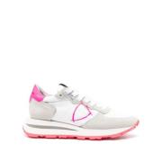 Neon Leren Tropez Sneakers Vrouwen Philippe Model , Multicolor , Dames