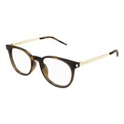 Designer Brilmontuur SL 683/F Zwart Saint Laurent , Brown , Unisex