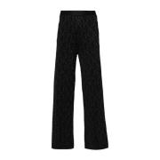 Wide Trousers Palm Angels , Black , Dames