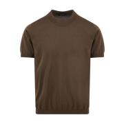 Bruine T-shirt en Polo Collectie Drumohr , Brown , Heren