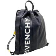 Pre-owned Leather backpacks Givenchy Pre-owned , Black , Dames