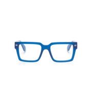 Blauw Optisch Montuur voor Dagelijks Gebruik Off White , Blue , Unisex