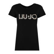 T-Shirts Liu Jo , Black , Dames