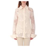 Shirts Sportmax , White , Dames