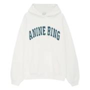 Hoodies Anine Bing , White , Dames