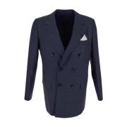 Double Breasted Suits Kiton , Blue , Heren