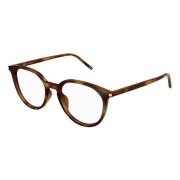 Mode Bril SL 681/F Zwart Saint Laurent , Brown , Unisex