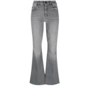 Weekend Fray Jeans Mother , Gray , Dames