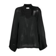 Shirt By Herenne Birger , Black , Dames