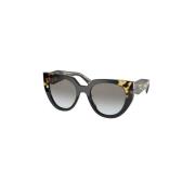 Zwarte Frame Dames Zonnebril Prada , Multicolor , Dames