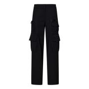 Trousers Off White , Black , Dames