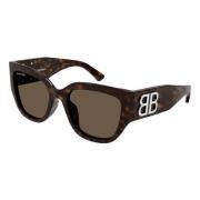 Zonnebril Bb0323Sk Kleur 003 Balenciaga , Brown , Dames