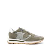 Tropez Leren Sneakers Mannen Philippe Model , Green , Heren