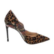 Multicolor Luipaardprint Stiletto Hakken Steve Madden , Brown , Dames