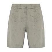 P-Crown-N1 shorts met logo Diesel , Gray , Heren