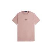 T-Shirts Fred Perry , Pink , Heren
