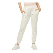 Witte Joggerbroek met French Terry Armani Exchange , White , Dames