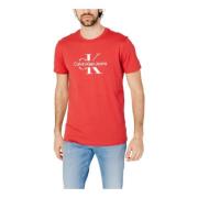 T-Shirts Calvin Klein Jeans , Red , Heren