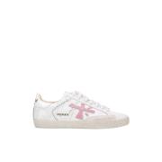 Vintage Leren Veterschoenen Steven Premiata , White , Dames