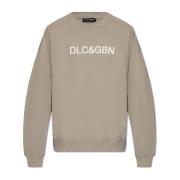 Bedrukte sweatshirt Dolce & Gabbana , Gray , Heren