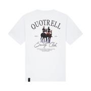Quotrell Victorie T-Shirt Heren Wit/Zwart Quotrell , White , Heren