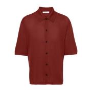 Short Sleeve Shirts Lemaire , Red , Heren