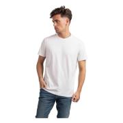 Logo Print Katoenen T-Shirt Michael Kors , White , Heren